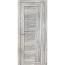 Дверь  PSL-17 ,цвет  Сан Ремо серый, стекло сатинат бронза