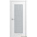 Дверь  Ева-1 ДО Стекло ,цвет   "Белый Софт "