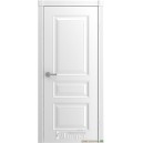 Дверь  Ева-3 ДГ ,цвет   "Белый Софт "