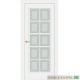 Дверь Прованс -10 ДО Стекло решетка,  цвет  Белый , эмаль 
