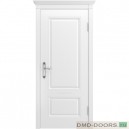 Дверь БОГЕМА, Багет "DE LUXE"  цвет  Белый  ,эмаль 