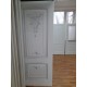 Дверь СИМФОНИЯ 2-B3, цвет  Белый +серебряная патина ,эмаль 