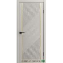 Дверь Лина 17 ДГ ( Ал.молдинг), цвет  покрытия на выбор
