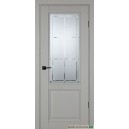 Дверь PSU-37 NEW багет, Стекло Гравировка, цвет Бланжевое дерево