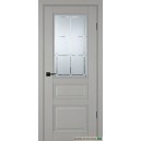 Дверь PSU-39 NEW багет, Стекло Гравировка, цвет Бланжевое дерево