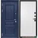 Дверь входная МД45  , Панель Н1 (гладкая) , цвет Софт  белый