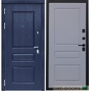 Дверь входная МД45  , Панель D7  , цвет Серый маус