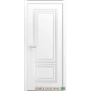 Дверь Фави B0, цвет  Белый+патина Серебро ,эмаль 