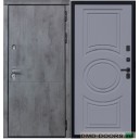 Дверь входная Diva МД-48  , Панель Д7, цвет  Серый Маус 