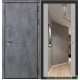 Дверь входная Diva МД-48  , Панель Д15  Зеркало, цвет Серый маус 