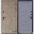 Дверь входная Diva 97-1   , Панель Д7 , цвет  Серый Маус 