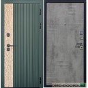 Дверь входная Дiva 74   , Панель D4 , цвет  бетон