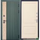 Дверь входная Дiva 74   , Панель D7 , цвет Софт  белый