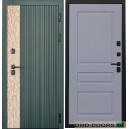 Дверь входная Дiva 74   , Панель D13 , цвет  Серый маус 