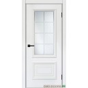 Дверь Багет 2 ДО Стекло, эмаль  цвет Белый