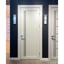 Дверь XLine 8  , цвет  Эмалит Зефирро текстурный ,матовое стекло